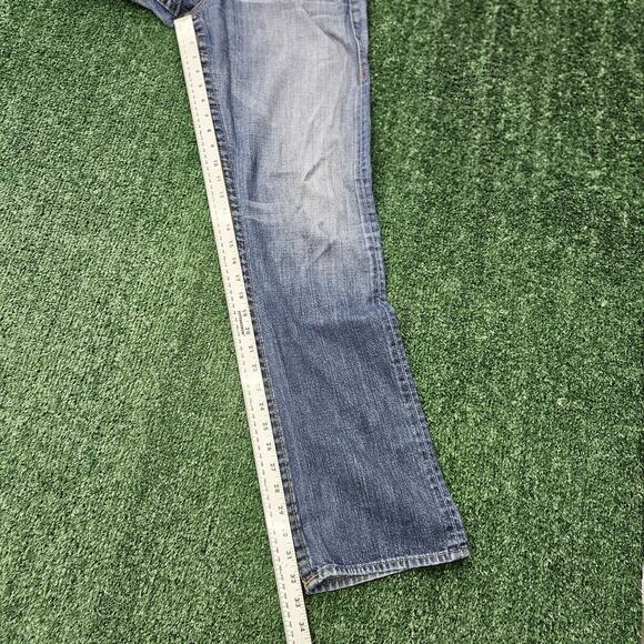 True Religion Original Ricky Mens Jeans 31x32 Made In USA Blue Jeans Denim Pants - Picture 12 of 15